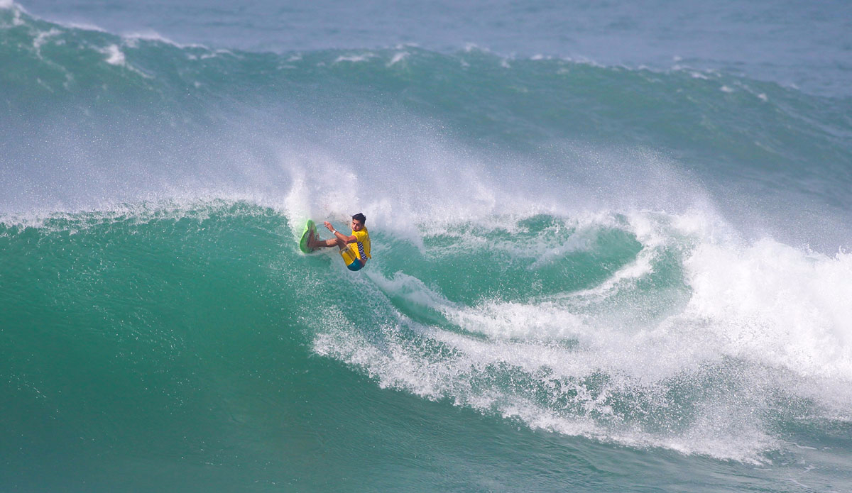 Joel Centeio. Photo: Masurel/<a href=\"https://www.worldsurfleague.com/\">WSL</a>