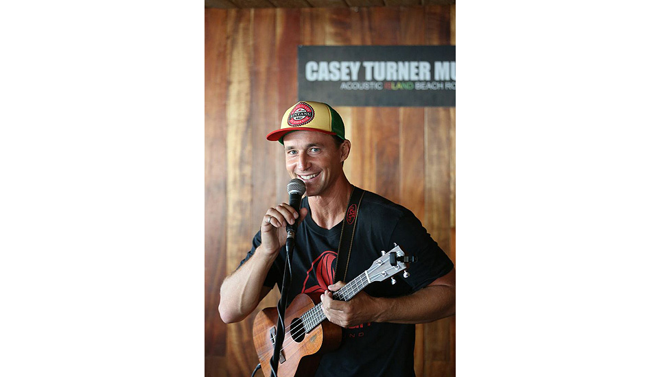 Casey Turner serenaded the crowd Friday night before the big event. Photo: Emily Goodman