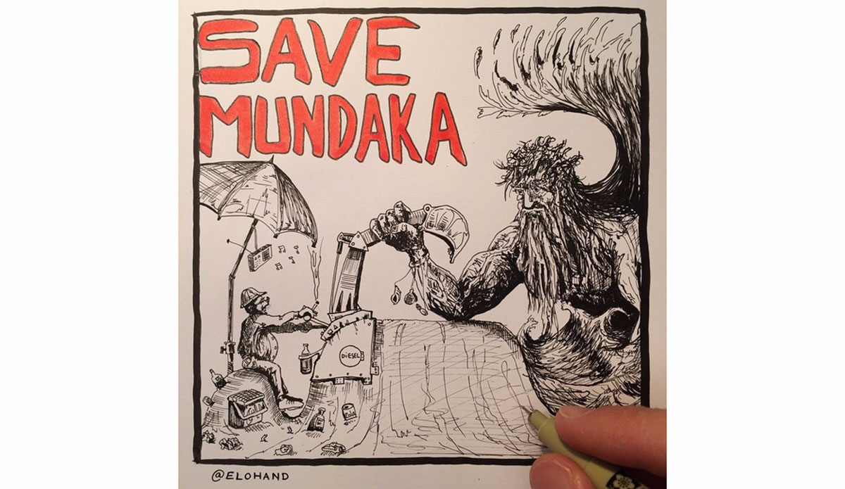 \"Save Mundaka\" by Elohand