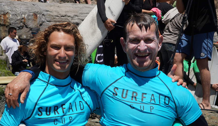 Dr. Dave (right) and teammate. Photo: Hanson