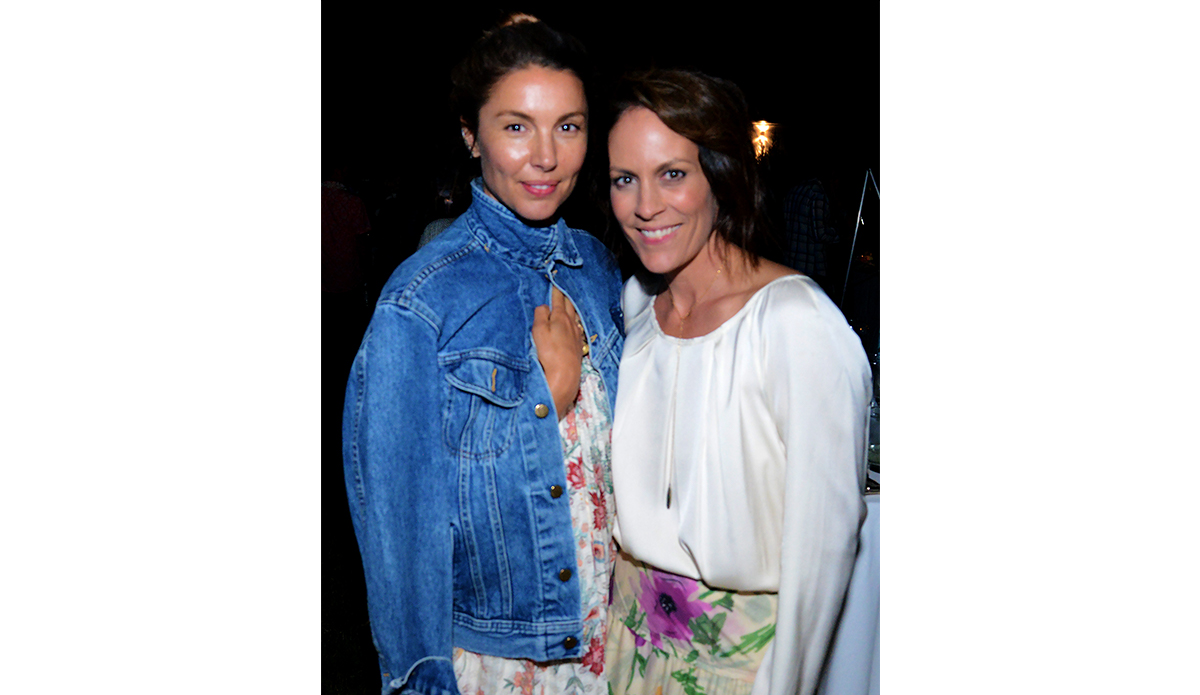 Annabeth Gish and friend. Photo: Eric Herbranson