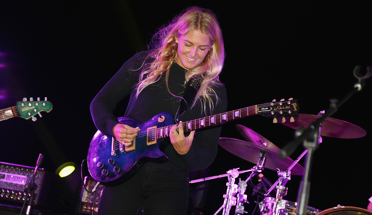 Steph Gilmore, melting faces! Photo: Jerritt Clark