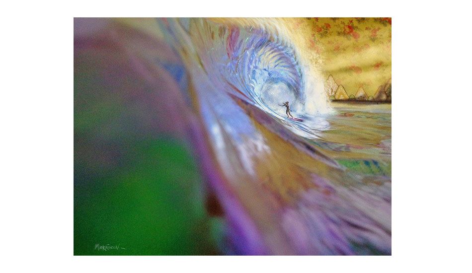 Chicks Rip. Photo: <a href=\"https://www.envirosurfartseries.com\" target=_blank>Richard Morrison</a>