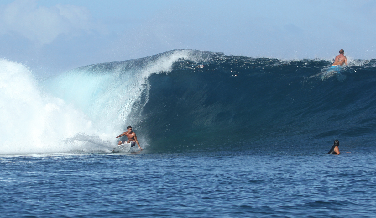 We surfed this wave for hours with only a few guys out. Nathan Carvalho with a sick bottom turn. Photo: <a href=\"https://www.facebook.com/pages/Jared-Sislin-Photography/258114520882025\">Jared Sislin</a>