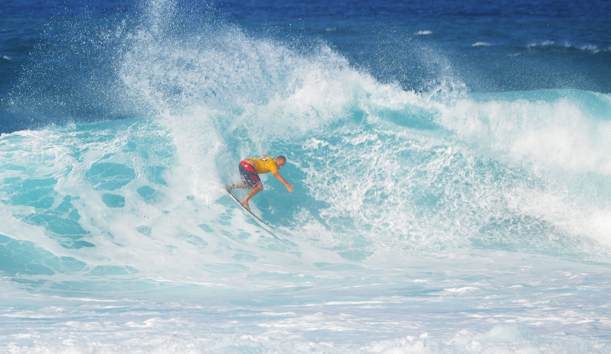 Shaun Lopez laying down some big turns. Photo: <a href=\"https://instagram.com/surfsup_photos\"> Tassio Silva</a>
