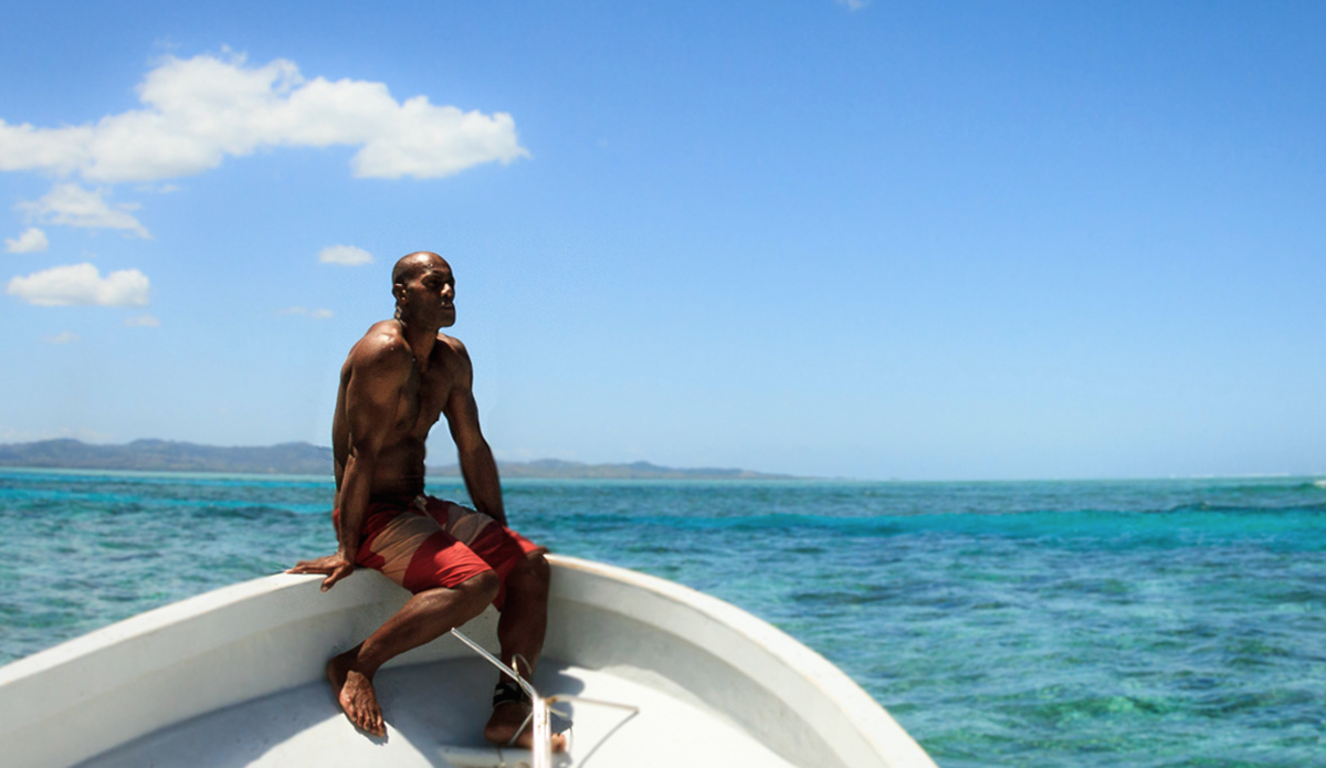 Less is more. Fijians are, without a doubt, the most stoked and humble human beings I have ever met. Always giving the best waves to non-natives and travelers alike. Photo: <a href=“ www.rookemedia.com”>Tyler Rooke</a>