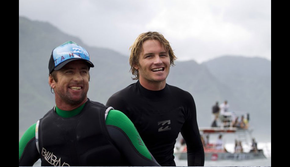 Laurie Towner between adrenaline surges. Photo: ASP