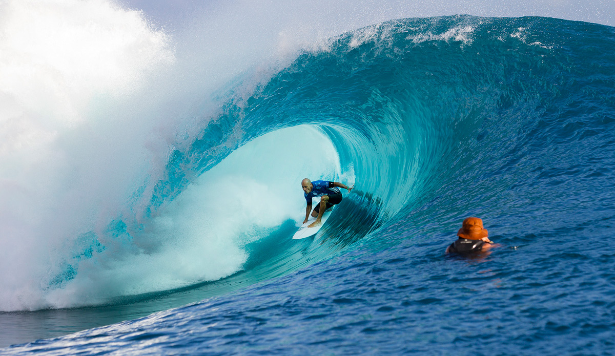 \"It was incredible,\" said Kelly Slater. \"I\'ve never seen anything like it and today will go down as one of the best days of surfing in my career, no question. Congratulations to Gabriel. He was in rhythm all event and specifically in the Final, and he\'s on fire this year. We switch gears big time for Trestles and I\'m looking forward to the rest of the season. There\'s a lot of work ahead.\" Photo: ASP