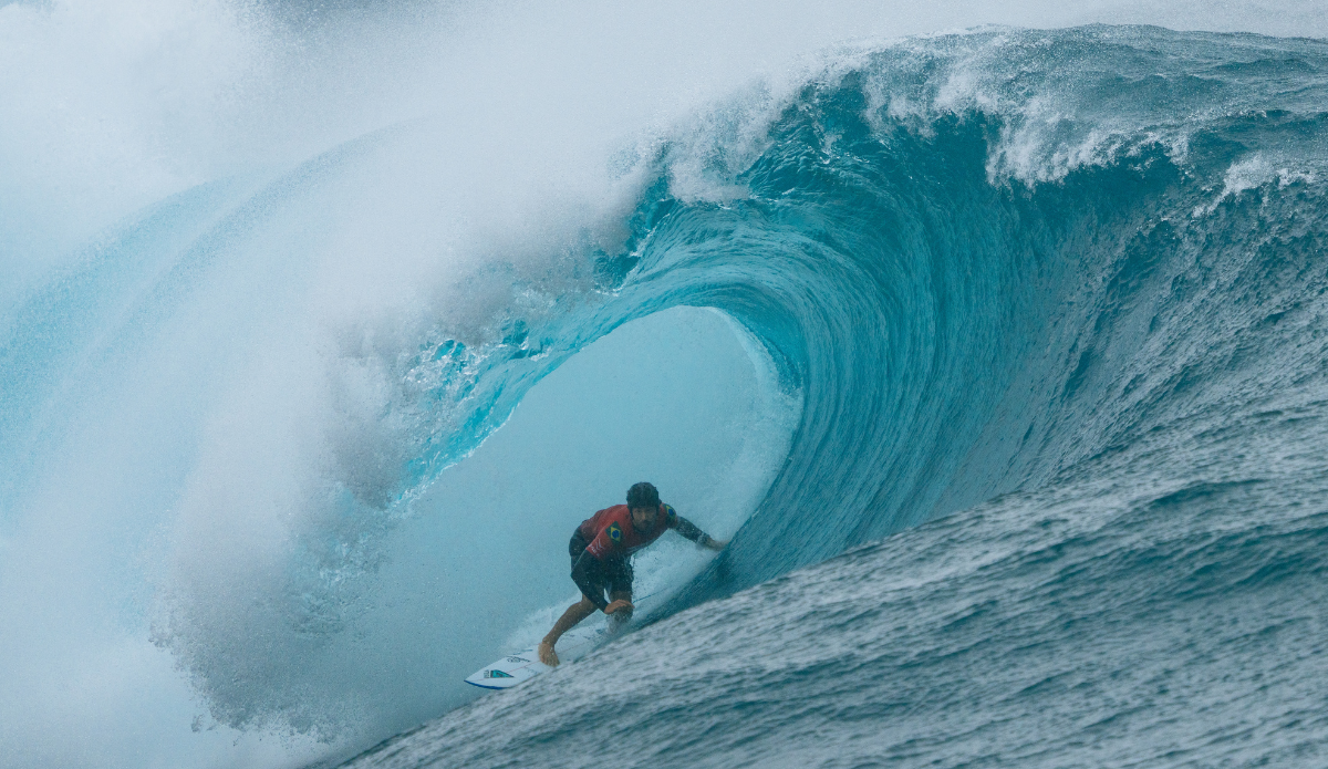 Yago Dora, right where he wants to be. Photo: Hannah Anderson//WSL