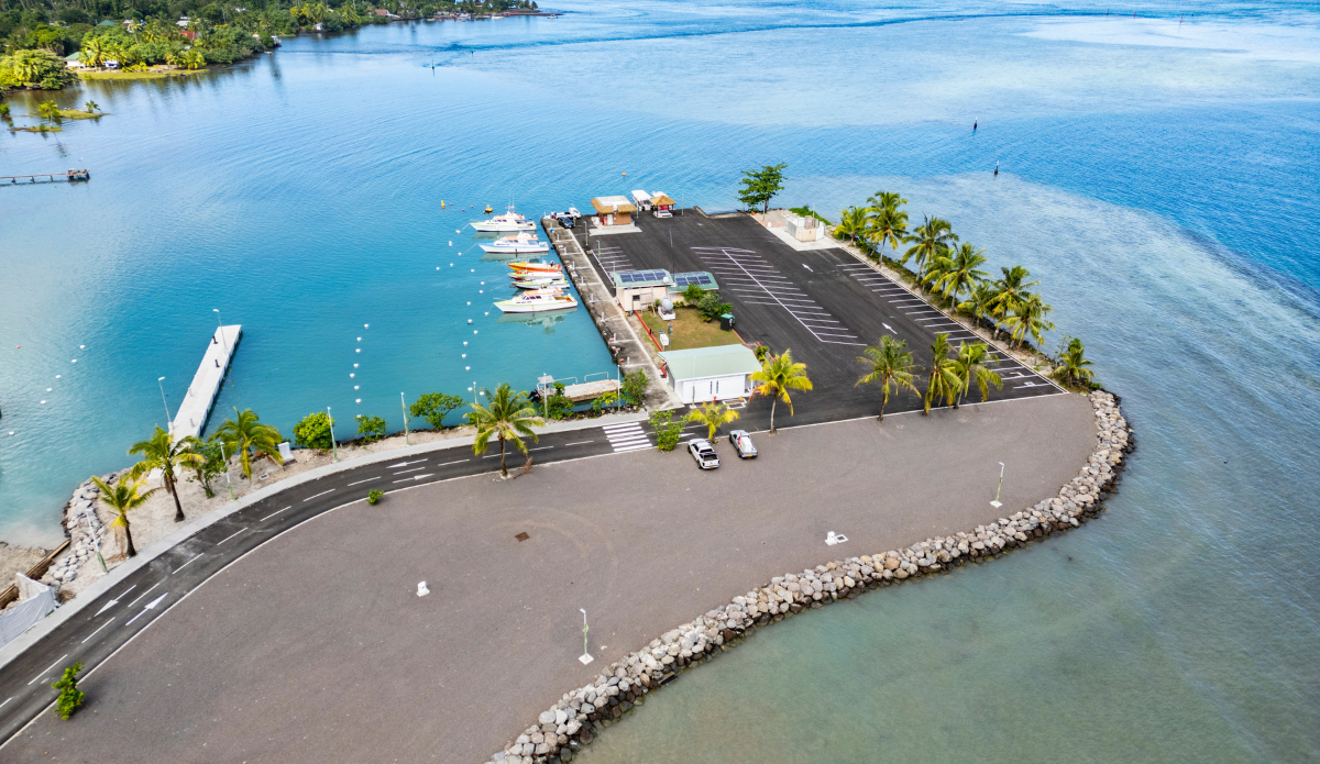 The island\'s updated marina and fuel station. Photo: Tim McKenna