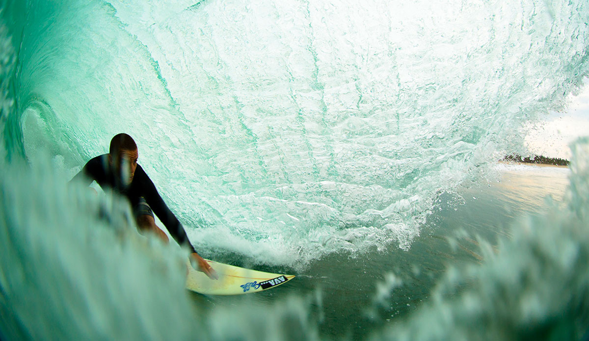 Gabrielle behind the curtain. Photo: <a href=\"https://www.stokesalad.com/\">Thomas Forward</a>