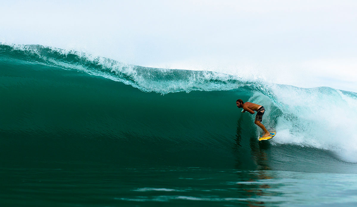 Ollie Yardley, looking for cover. Photo: <a href=\"https://www.stokesalad.com/\">Thomas Forward</a>