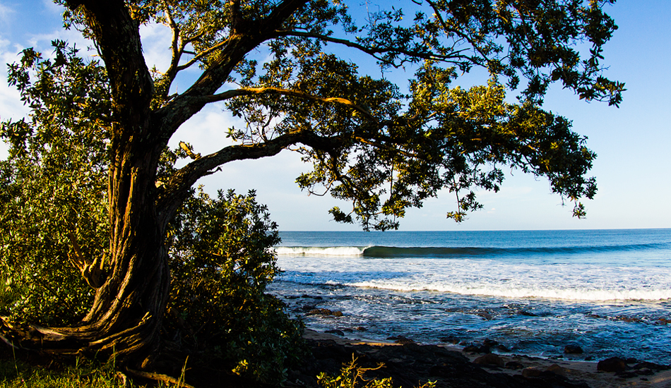 It\'s not all heavy beach breaks, this mellow left hander serves up plenty of options down the line. Photo: <a href=\"https://www.saltshots.com\">Callum Morse/Saltshots Photography</a> 
