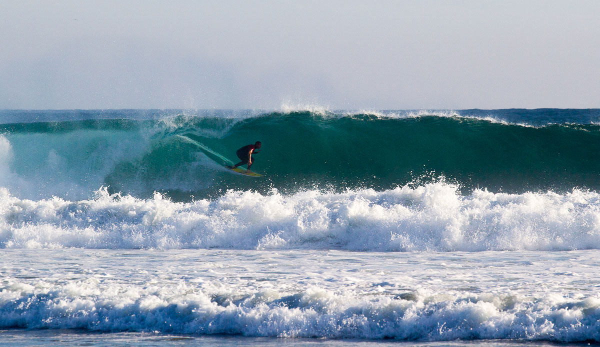 This dude was on top of it. He looked a lot like Garrett McNamara. Although I doubt he’d be out in anything less than 50 foot. Photo: <a href=\"https://www.timmendez.com/\">Tim Mendez</a>