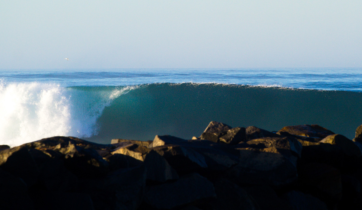 Never seen Newport Jetties look like this. Photo: <a href=\"https://www.timmendez.com/\">Tim Mendez</a>