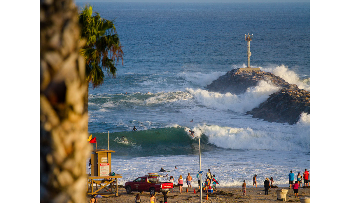 This place usually resembles a kiddie pool. Not this day. Photo: <a href=\"https://www.timmendez.com/\">Tim Mendez</a>