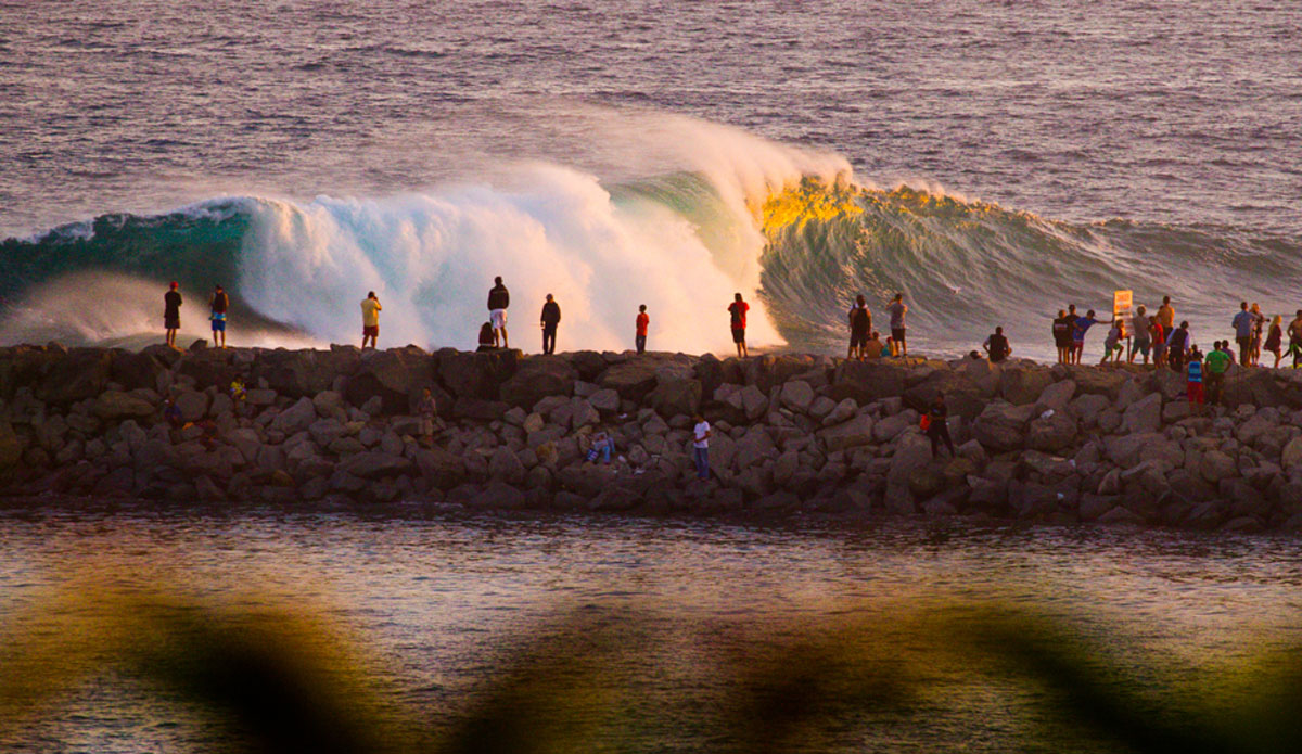 A wide perspective of an even wider throwing barrel. The Wedge, July 9, 2014. Photo: <a href=\"https://www.timmendez.com/\">Tim Mendez</a>