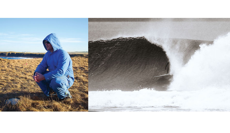 Chris Noble is a classic character we met on our first trip to Scotland, and have been good friends ever since. This is him in his epic blue boiler suit, these were standard winter issue up in Caithness. If he isn\'t in this boiler suit, he is likely to be in the barrel.