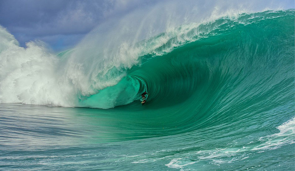 Nathan Fletcher becoming the new Teahupoo hero. Photo: <a href=\"https://www.timmckennaphoto.com/\" target=_blank>Tim McKenna</a>.