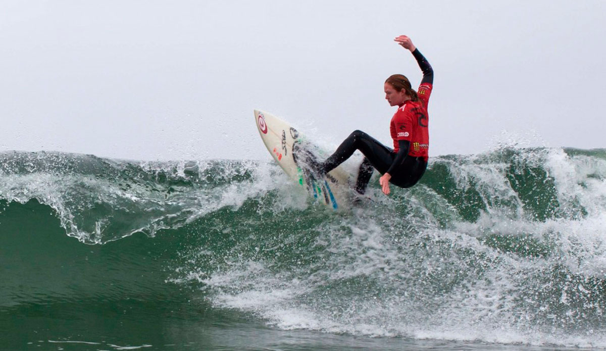 Vancouver Island surfer Leah Oke. Photo: Lucas Murnaghan/<a href=\"https://surfthegreats.org/\">Surf The Greats</a>