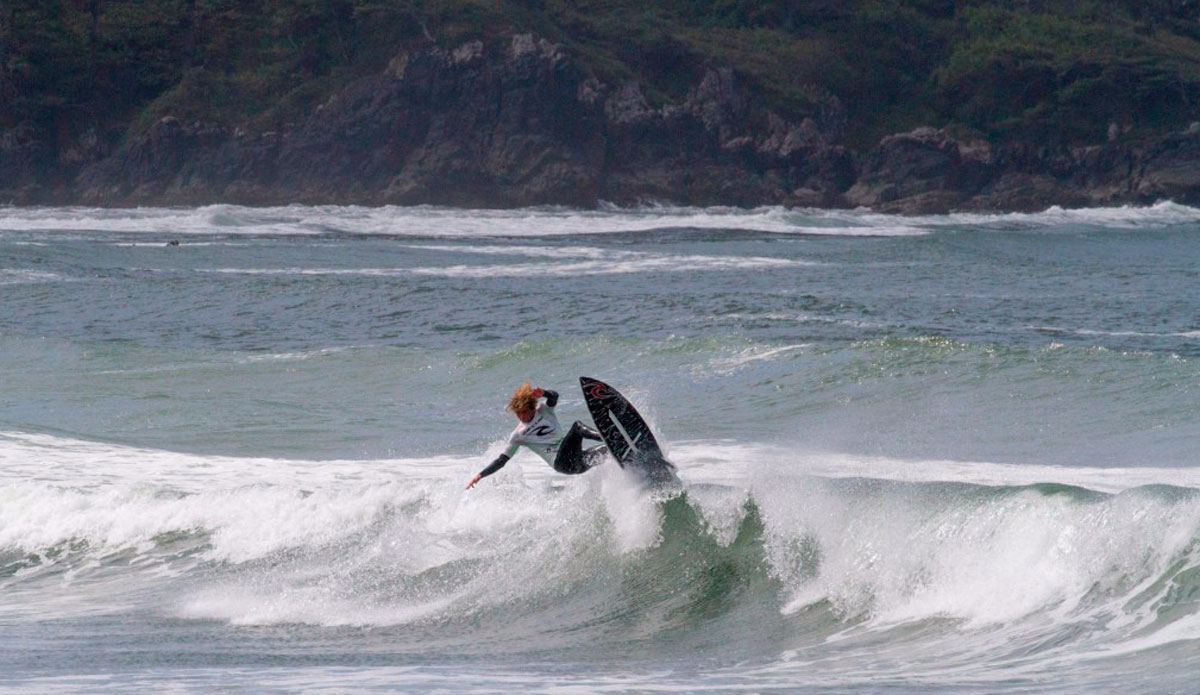 Northern California surfer Noah Wegrich takes home the big prize. Photo: Lucas Murnaghan/<a href=\"https://surfthegreats.org/\">Surf The Greats</a>
