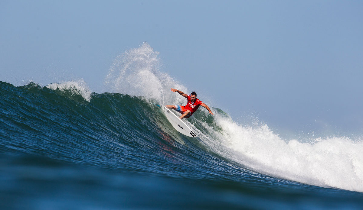 2012 ASP World Champion, Joel Parkinson of Australia\'s Gold Coast (pictured) won his Round 1 bout at the Hurley Pro Trestles over Brazil\'s Raoni Monteiro and Australia\'s Kai Otton today. Parkinson will now skip Round 2 and advance directly into Round 3 of competition.  Photo: <a href=\"https://www.aspworldtour.com/\">ASP</a>