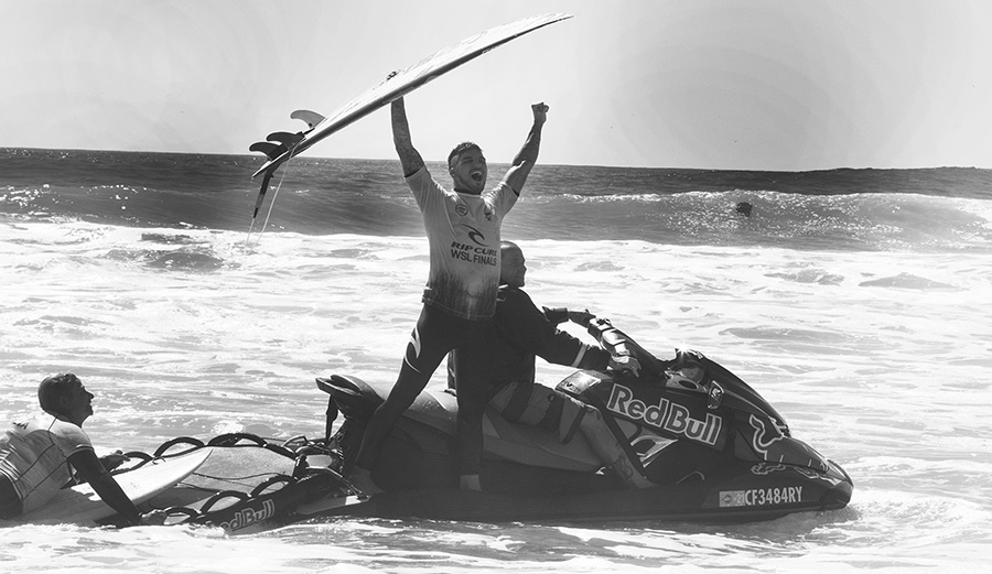 And celebrating his third title. 