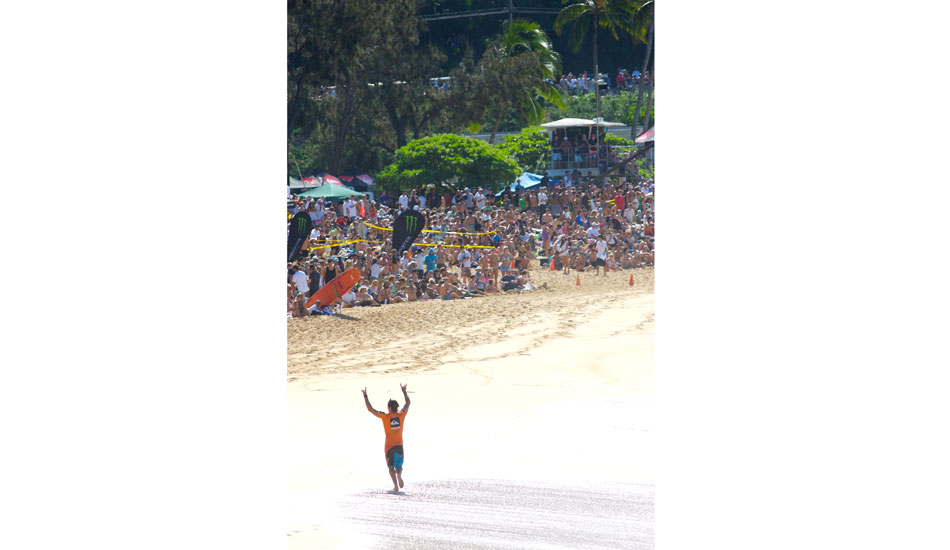 This Image just ices the cake for the kind of stoke Andy had in his blood. It was pure, fierce and real all the time. He wore every bit of his colors on his sleeve and his compassion was deep. Photo: <a href=\"https://tupat.posterous.com/\" target=\"_blank\">Patrick Eichstaedt</a>