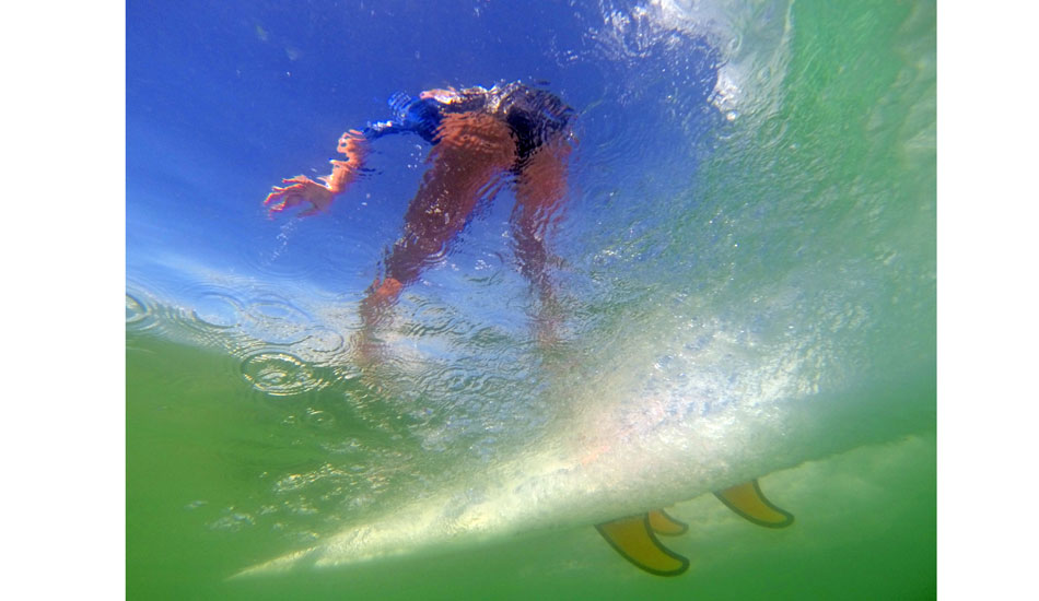  I took this image just shortly after getting my GoPro Hero 3. I remember helping out Shea Lopez at his surf camp last year and we had five or six days of the clearest water I can ever remember in Florida. It really shows in this image. Photo: <a href=\"https://tupat.posterous.com/\" target=\"_blank\">Patrick Eichstaedt</a>