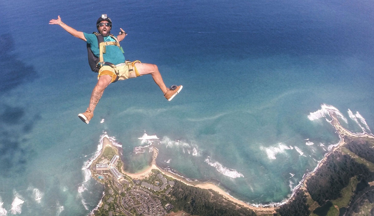 If the North Shore\'s waves aren\'t enough to get your blood pumping, you can always jump out of a plane.
