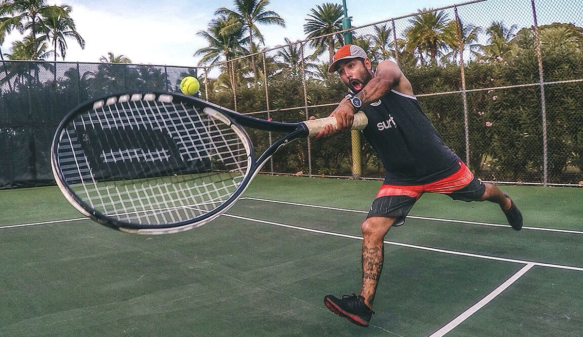 Tired of getting beat downs in the ocean? Take your frustrations out on the court.