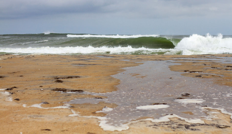 Back to the banks for another day during Leslie. It was far from perfect but there were some incredible waves sneaking through. Photo: <a href=\"https://thewildlyfe.com/\">Eddie Compo/TheWildLyfe</a>
