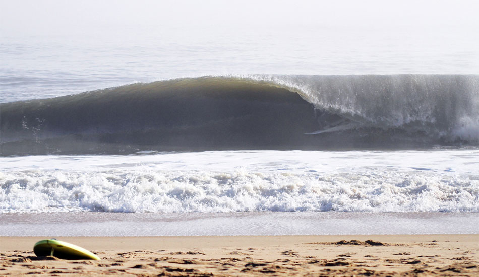 This is another shot from the Black Friday swell in Delmarva. I filmed for most of the time but still managed to snap a few stills. Colin Herlihy in another sick one. You\'ll be able to see the video from this swell here on The Inertia soon. Photo: <a href=\"https://thewildlyfe.com/\">Eddie Compo/TheWildLyfe</a>