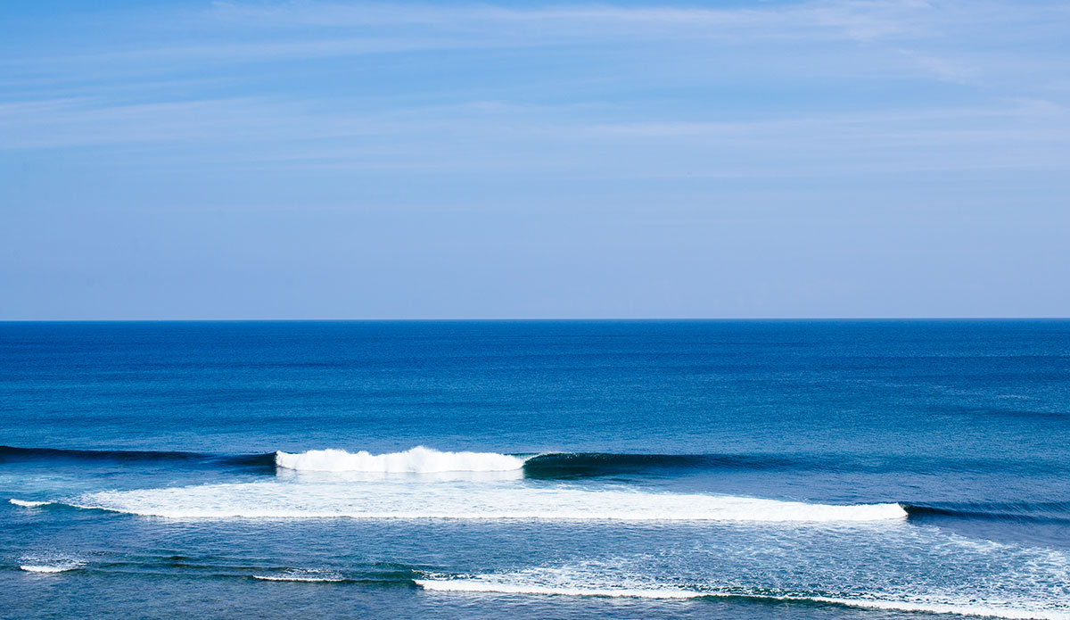 The lineup is famous for a reason. Photo: WSL/Sloan