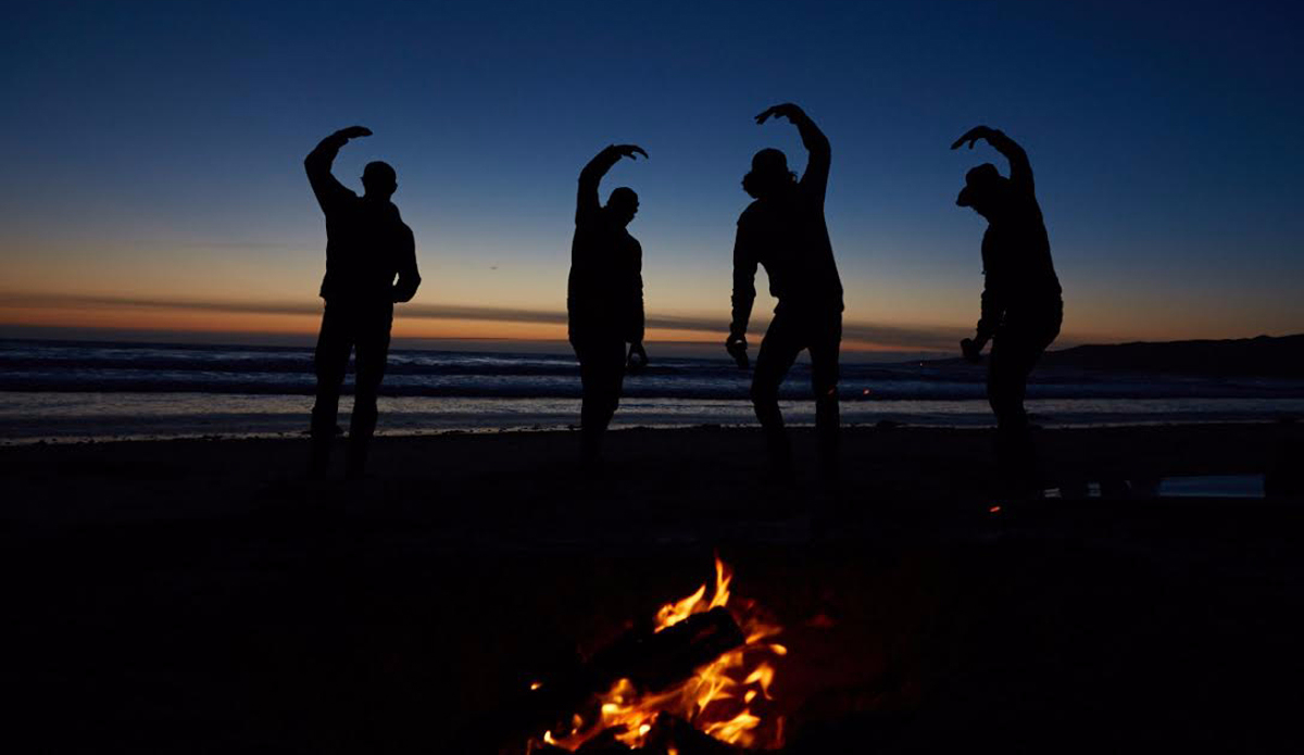 This was my first trip to Jalama Beach. We camped for 3 days and scored clean, shoulder high surf every morning, this place is epic! Each night we hiked down the beach for a camp fire. This was shot right before sunset on our last day. The Urban Barrels team throwing up the classic hand barrel, keeping the stoke high. Photo: <a href=\"https://instagram.com/riverjordanphoto/\">@riverjordanphoto</a>