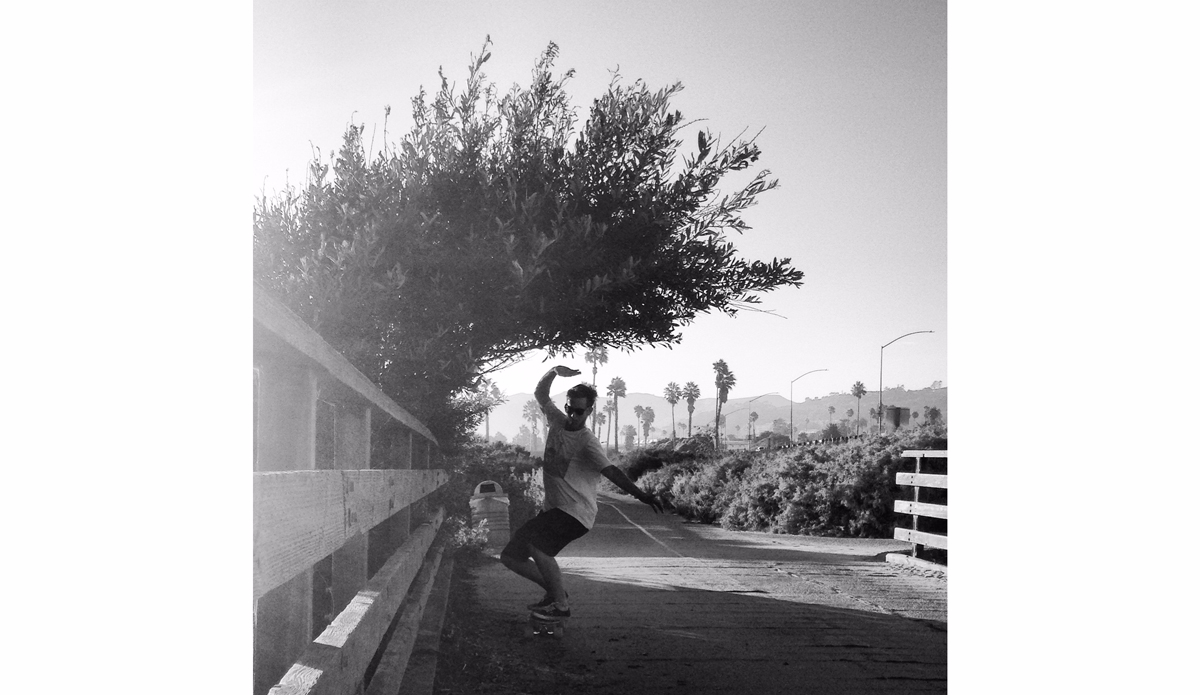 The photo was taken Summer of 2014 of my son Nicholas in Ventura California. When there\'s swell here it\'s the best place to surf, when it\'s flat we take anything we can get! Photo: <a href=\"https://instagram.com/stephenmansfield\">@stephenmansfield</a>