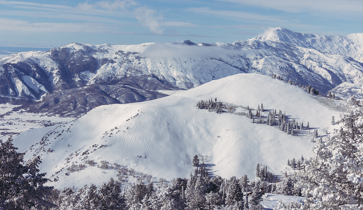 The views ain\'t bad from Powder Mountain. Photos by Jack Dawe