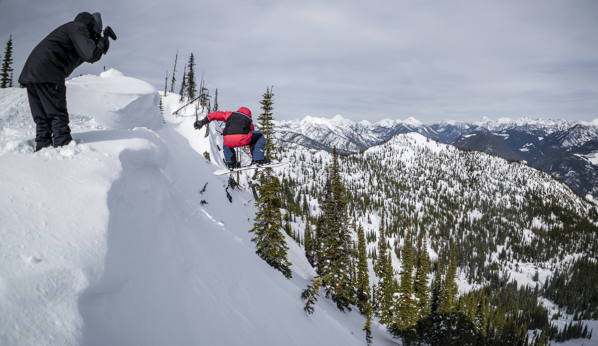 So it begins. Craig McMorris gets the party started. Photo: Chad Chomlack/Natural Selection/Red Bull Content Pool