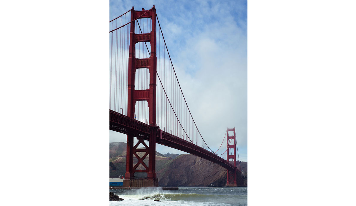 Drove to SF to pick up some passport stuff one Monday afternoon and decided to head over and check out Fort Point. It was firing 6-8 feet with not one person out. Photo: <a href=\"https://www.victoriamouraphoto.com/#0\"> Victoria Smith</a>