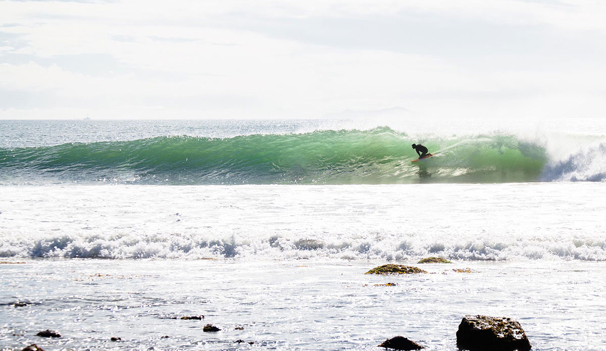 Dropping into a fun little nug on a cool November morning. Rincon, CA. Photo: <a href=\"https://www.victoriamouraphoto.com/#0\"> Victoria Smith</a>
