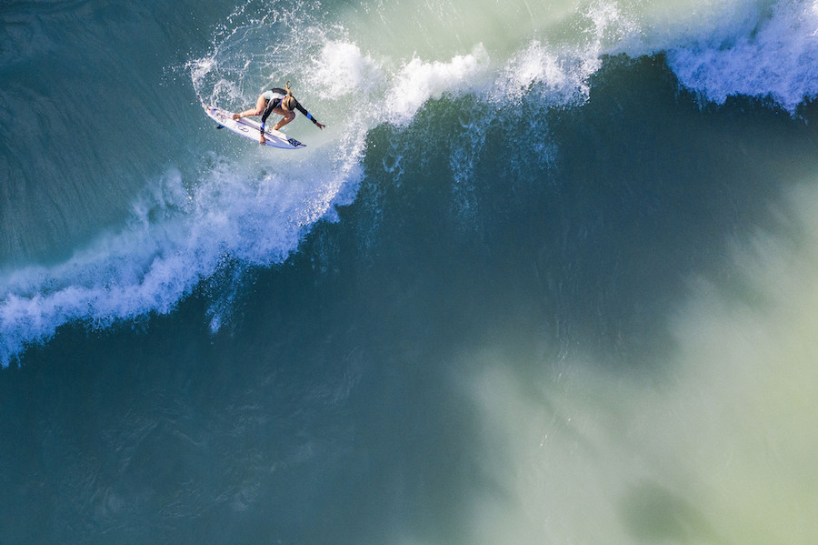 Sierra Kerr is already queen of this little surf town.
