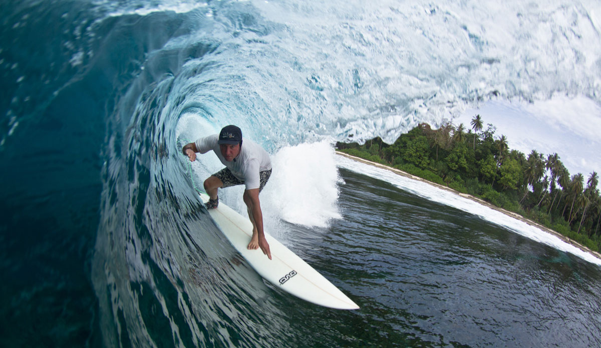 Garth charging. Photo: Brian Blank