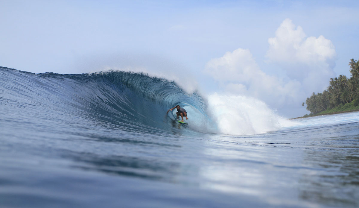Clay nicely slotted. Photo: Brian Blank