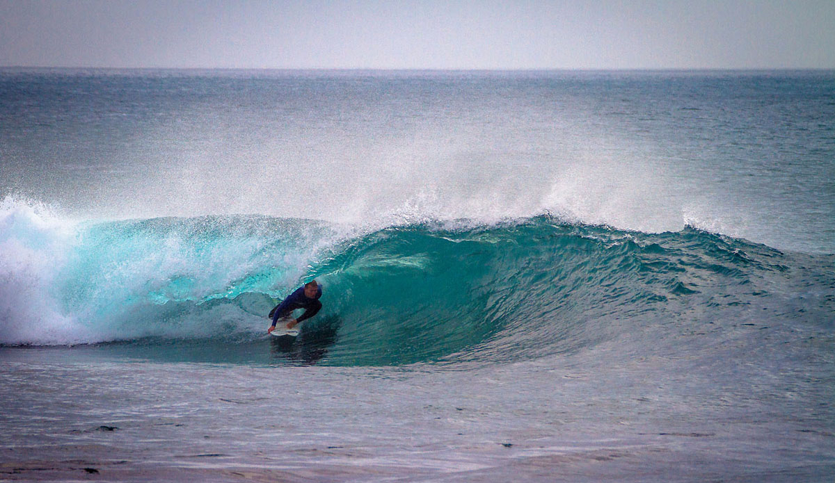Greg in deep at this rural ledge.  Photo: <a href=\"https://www.facebook.com/pages/Pho-Tye-Studio/398591356893177?fref=nf\"> Tyerell Jordaan</a>