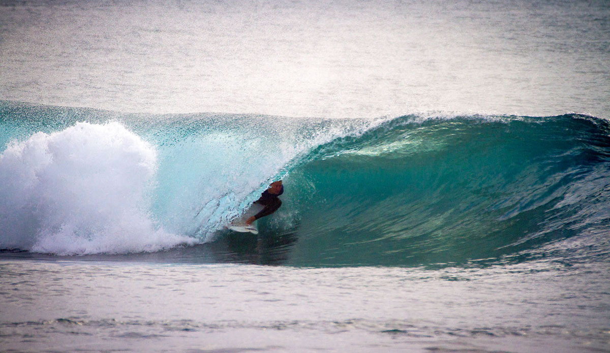 Greg Emslie slotted at the same ledge, accessible only through an old farm road.  Photo: <a href=\"https://www.facebook.com/pages/Pho-Tye-Studio/398591356893177?fref=nf\"> Tyerell Jordaan</a>