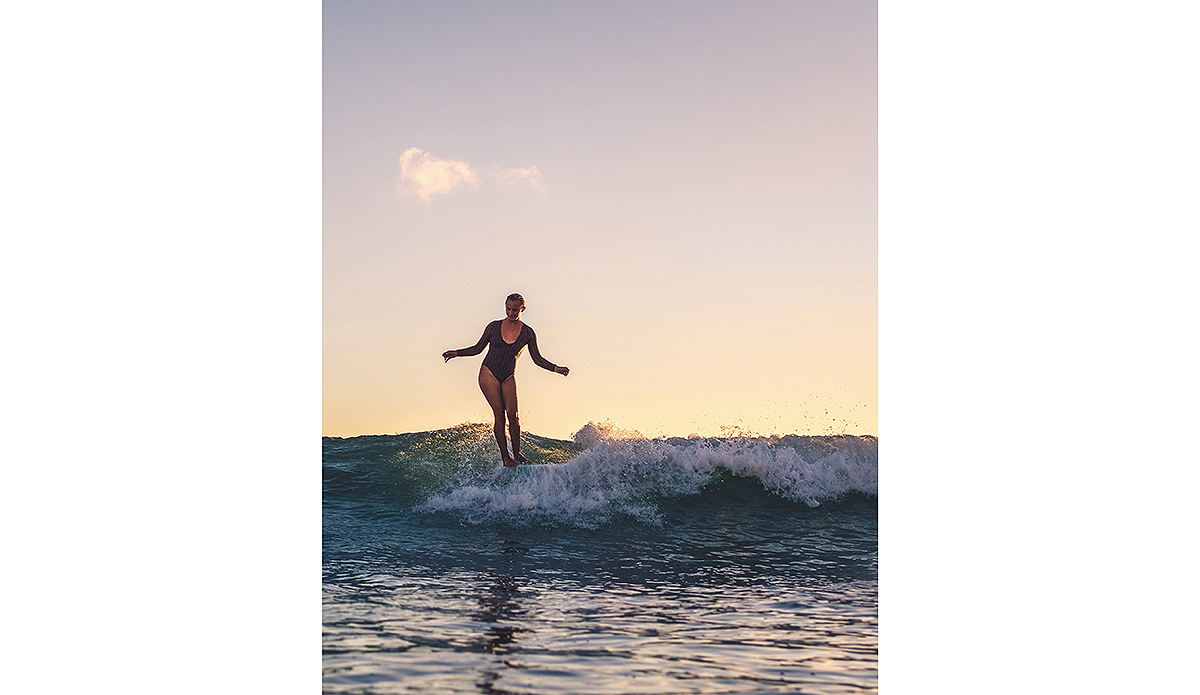 Haley Otto (@haleysurfergirl) 
I have the hardest time getting good shots of Haley. She sits way out the back and waits for the bigger sets. Glad a swam a bit farther out to snag this shot. 
Photo: Will Walling//@will_is_dakine