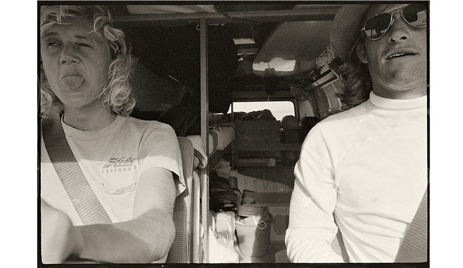 Me and Nigel – 1971
I ran this picture very small in a Tracks story in March 1972, but it charms me now. Nigel Coates and I were driving across the country to Margaret River in my Kombi van. Photo: Witzig
