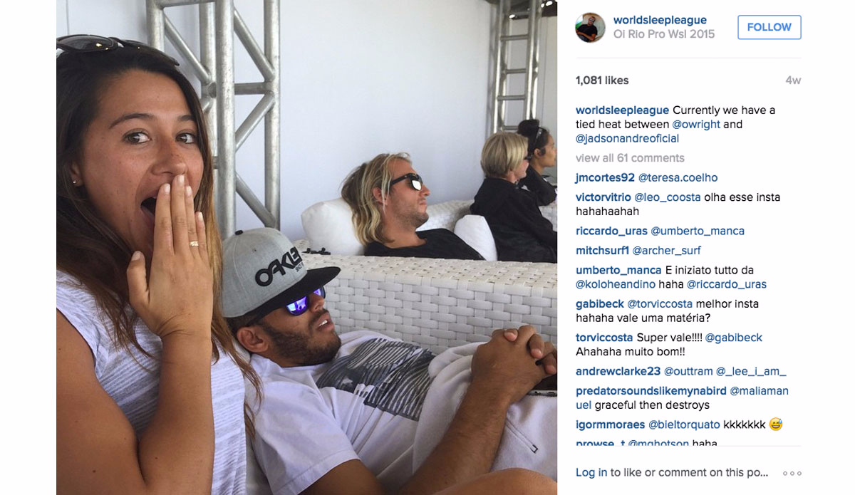 Man-on-man heat: Jaddy vs. Owen. Photo: <a href=\"https://instagram.com/worldsleepleague/\">Instagram@worldsleepleague</a>