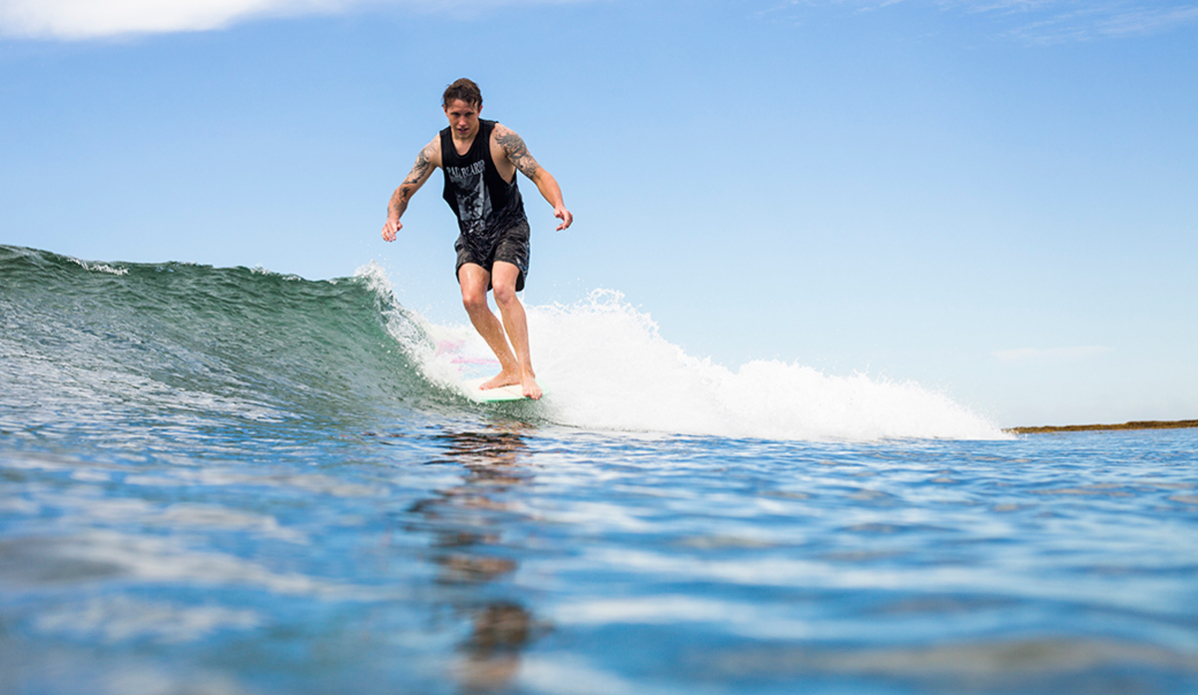 Jay Power on the nose. Photo: Zac Dorio