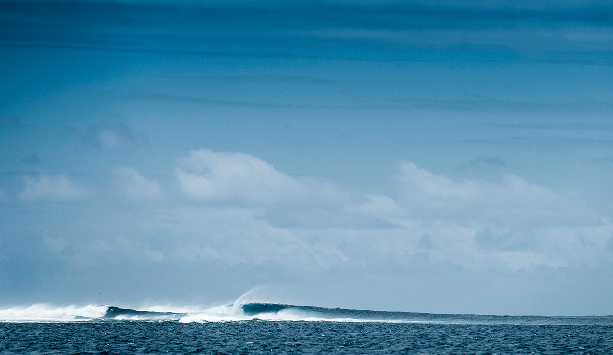 The waves on the coral coast are nothing short of world class. They can stand up easily to their more notable northern cousins, like Tavarua. Photo: Ricky Lesser